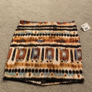 Willow & Clay Ikat mini skirt in size Small. Brand new with tag still attached!
